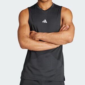 Adidas Training Workout Heat. RDY Muscle Slim Fit Tank Top L